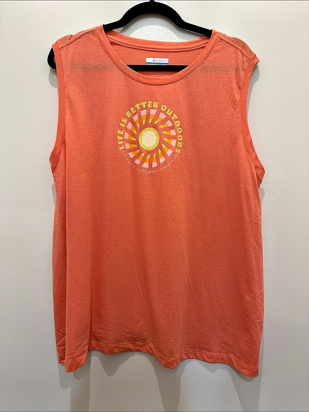 Columbia Life Is Better Outdoors Graphic Sleeveless Tee Size 2X
